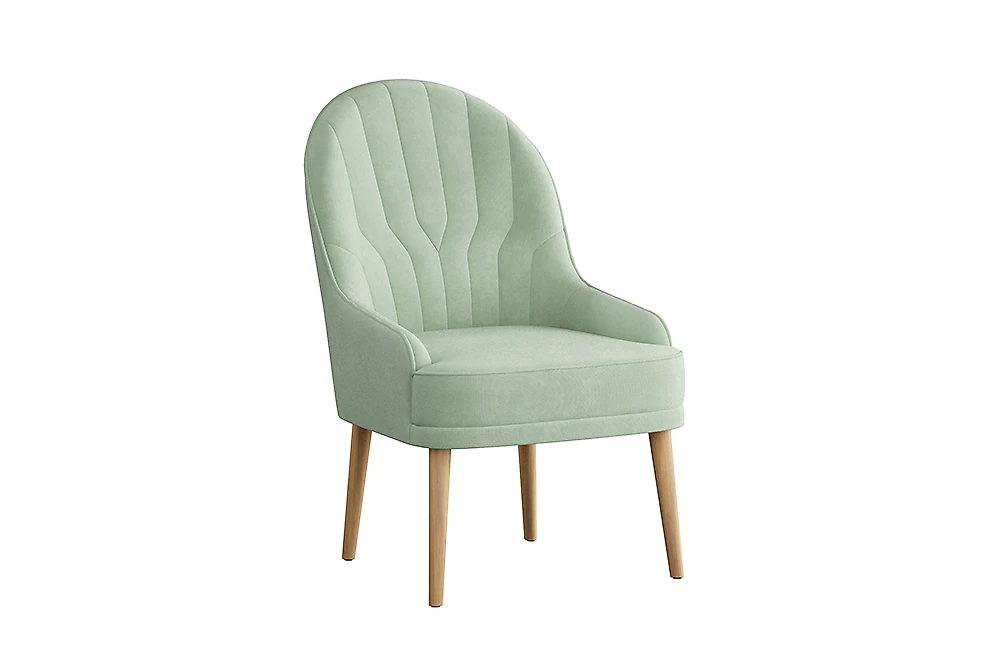 Зелёное кресло Фарго Дизайн-3