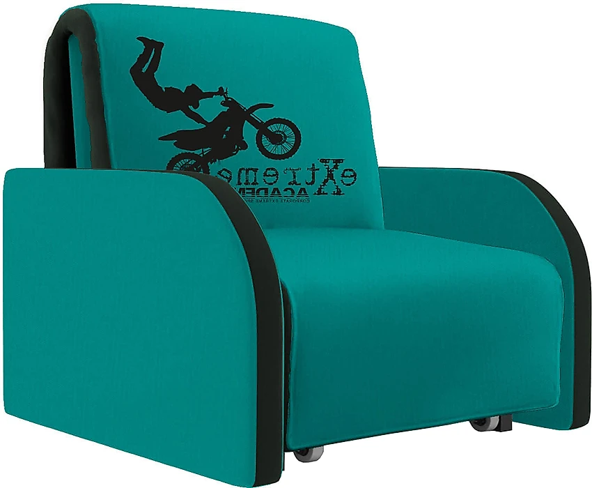 Зелёное кресло Макс 33