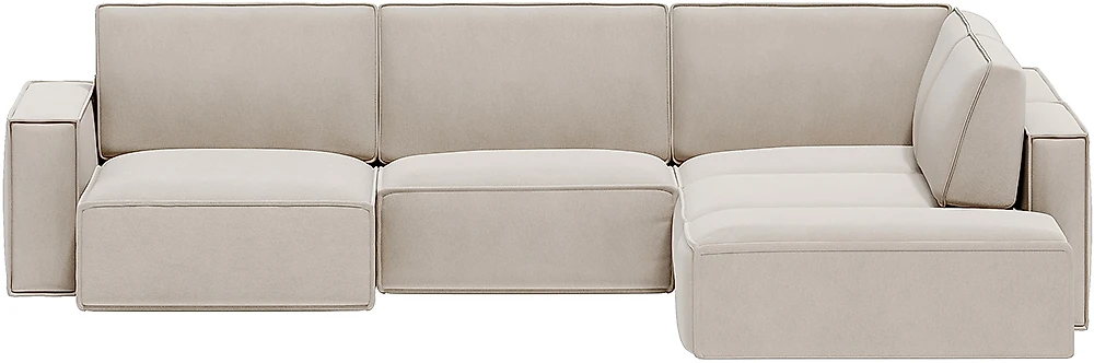 Модульный диван с оттоманкой  Босс Люкс Крем