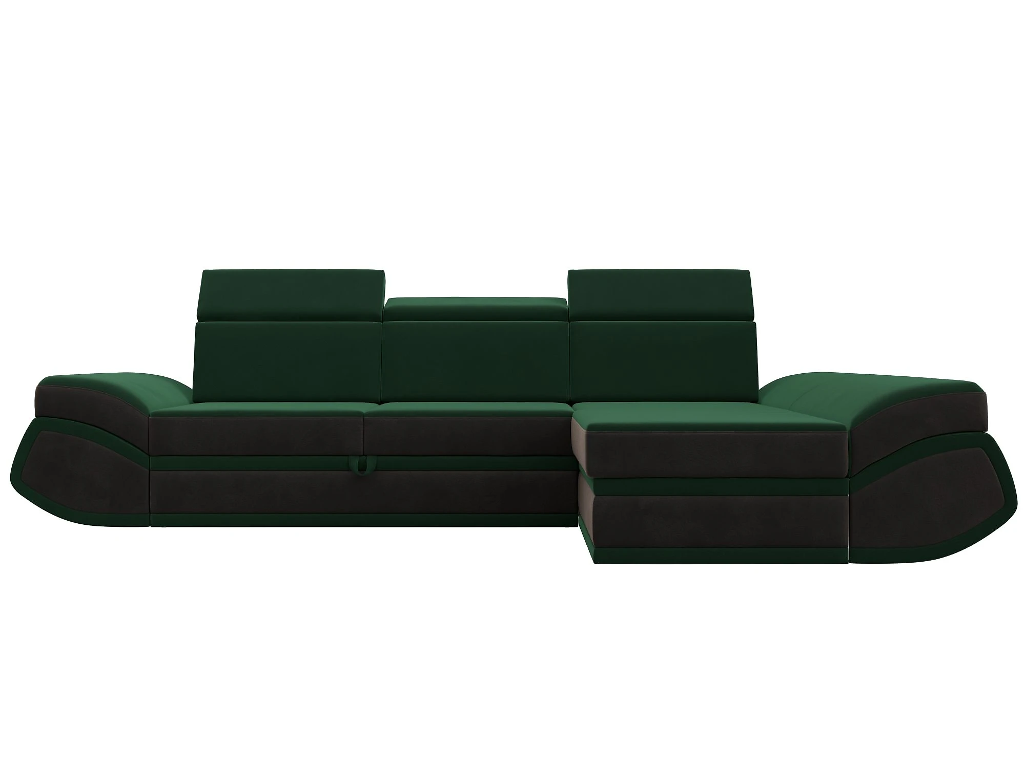 Угловой диван из ткани антикоготь Лига-032 Плюш Дизайн 3