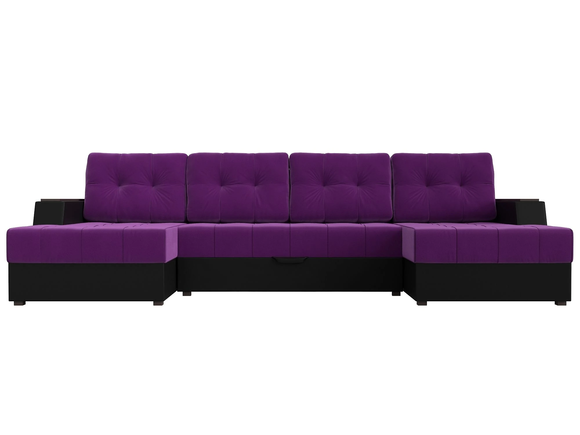 Фиолетовый модульный диван Эмир-П Дизайн 41