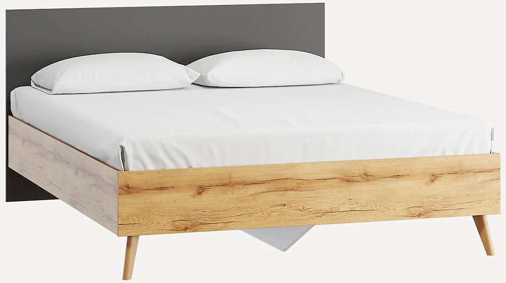 Кровать без матраса Нордик 160 Wood Grey арт. 2001659455
