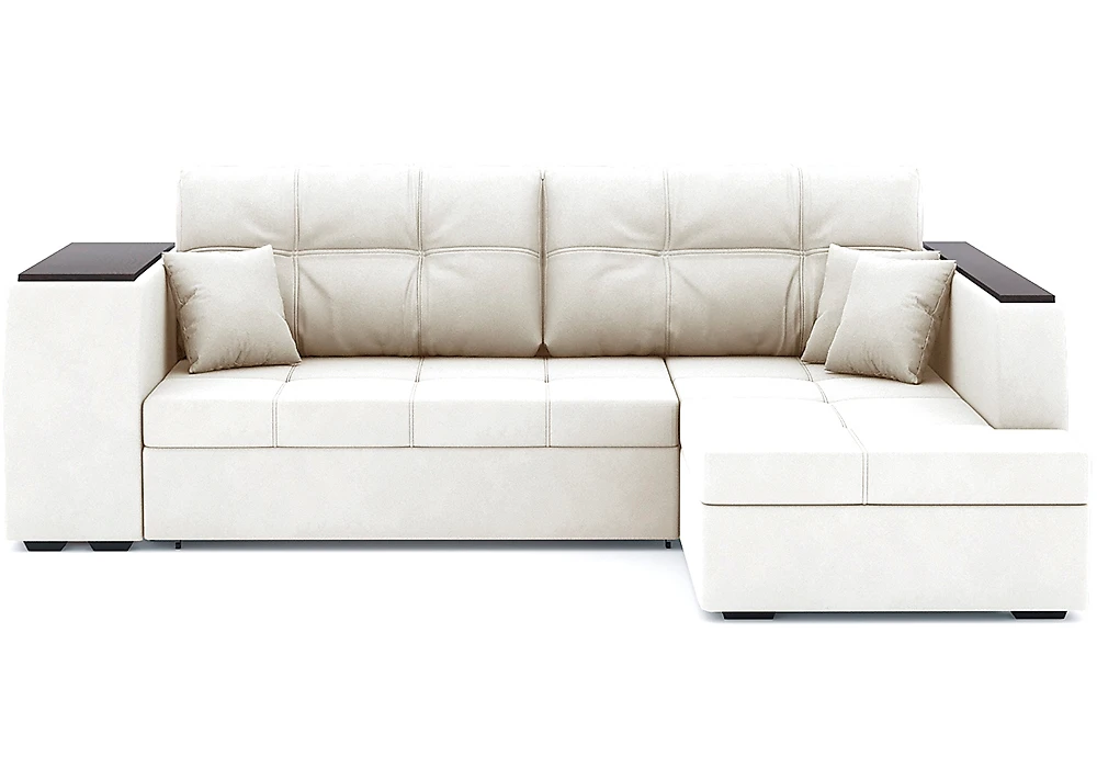Угловой диван с ящиком для белья Брюссель Плюш Дизайн 6