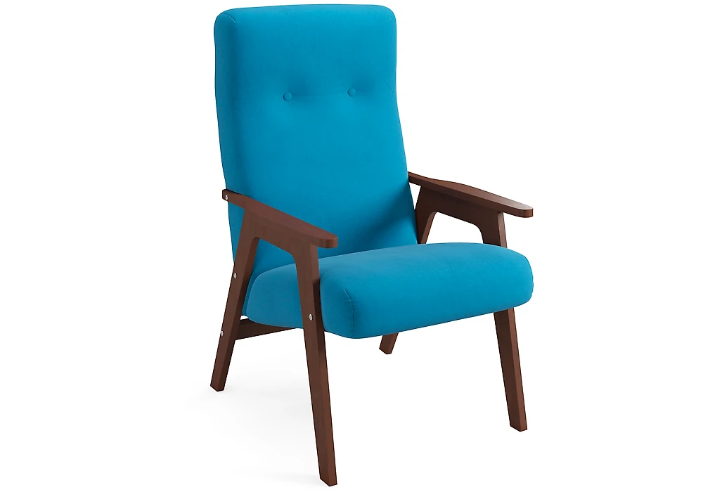  голубое кресло  Ретро Блю