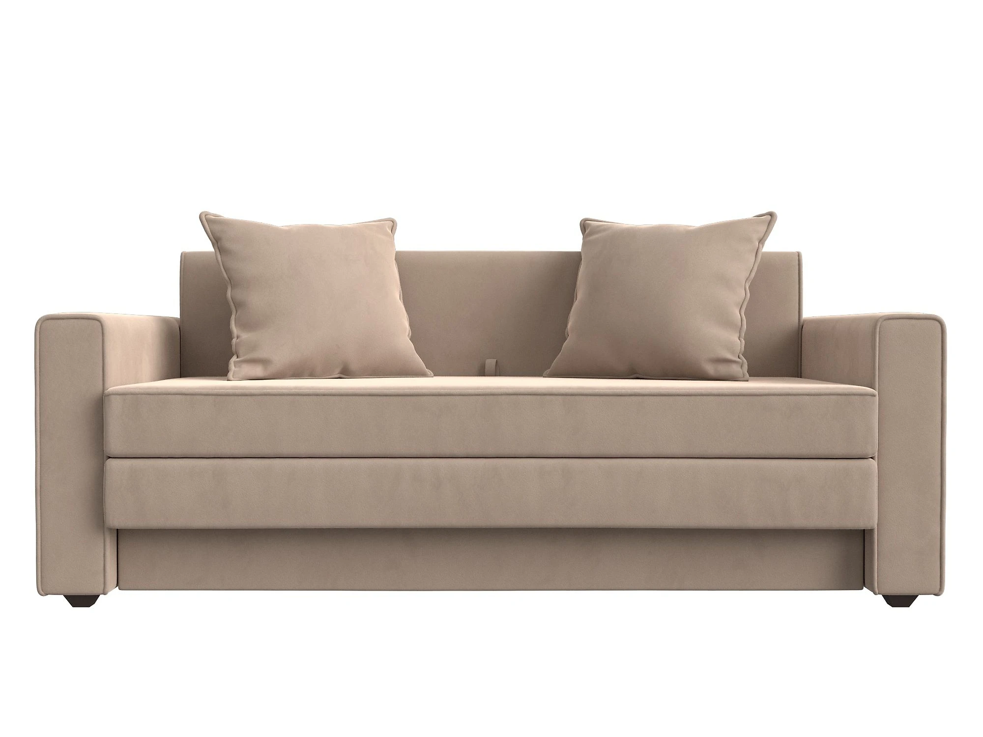 Прямой диван с механизмом аккордеон Лига-012 Плюш Дизайн 1