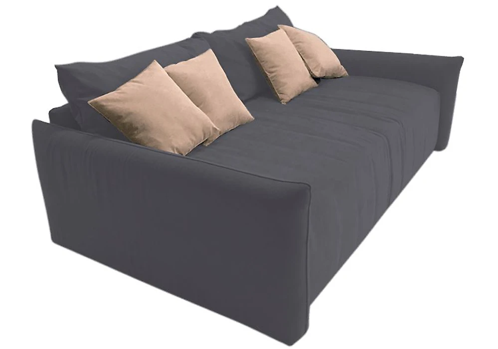 Прямой диван серого цвета Mistero Дизайн 4