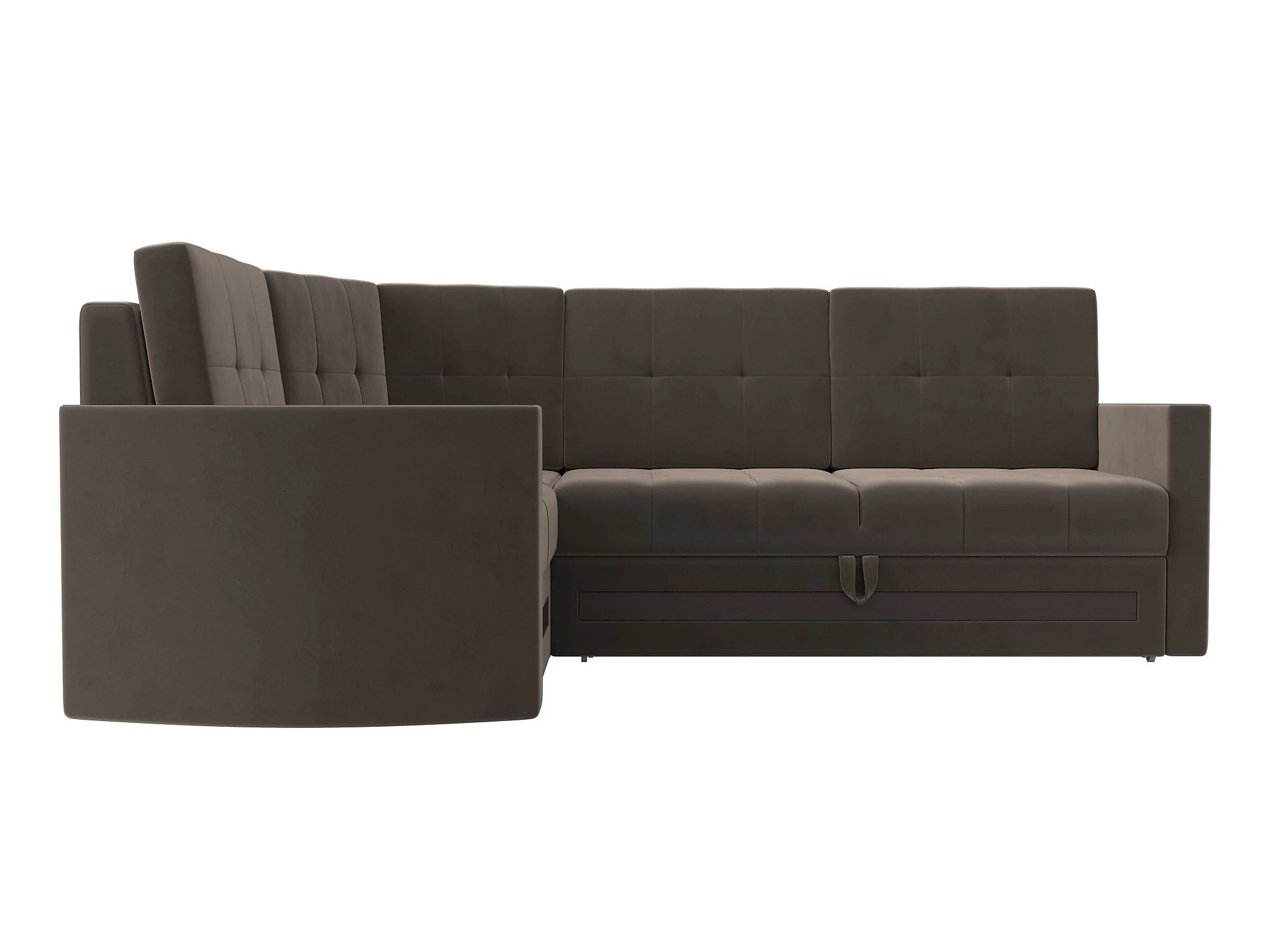 Тканевый угловой диван Белла Плюш Дизайн 9