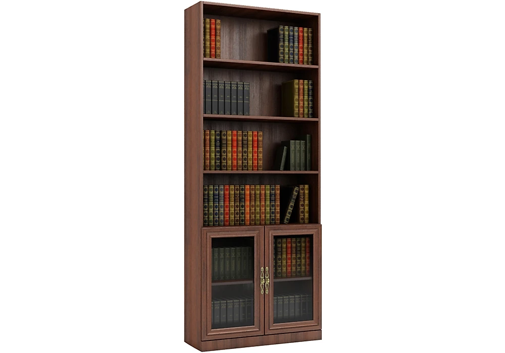Книжный шкаф со стеклянными дверями Карлос-022