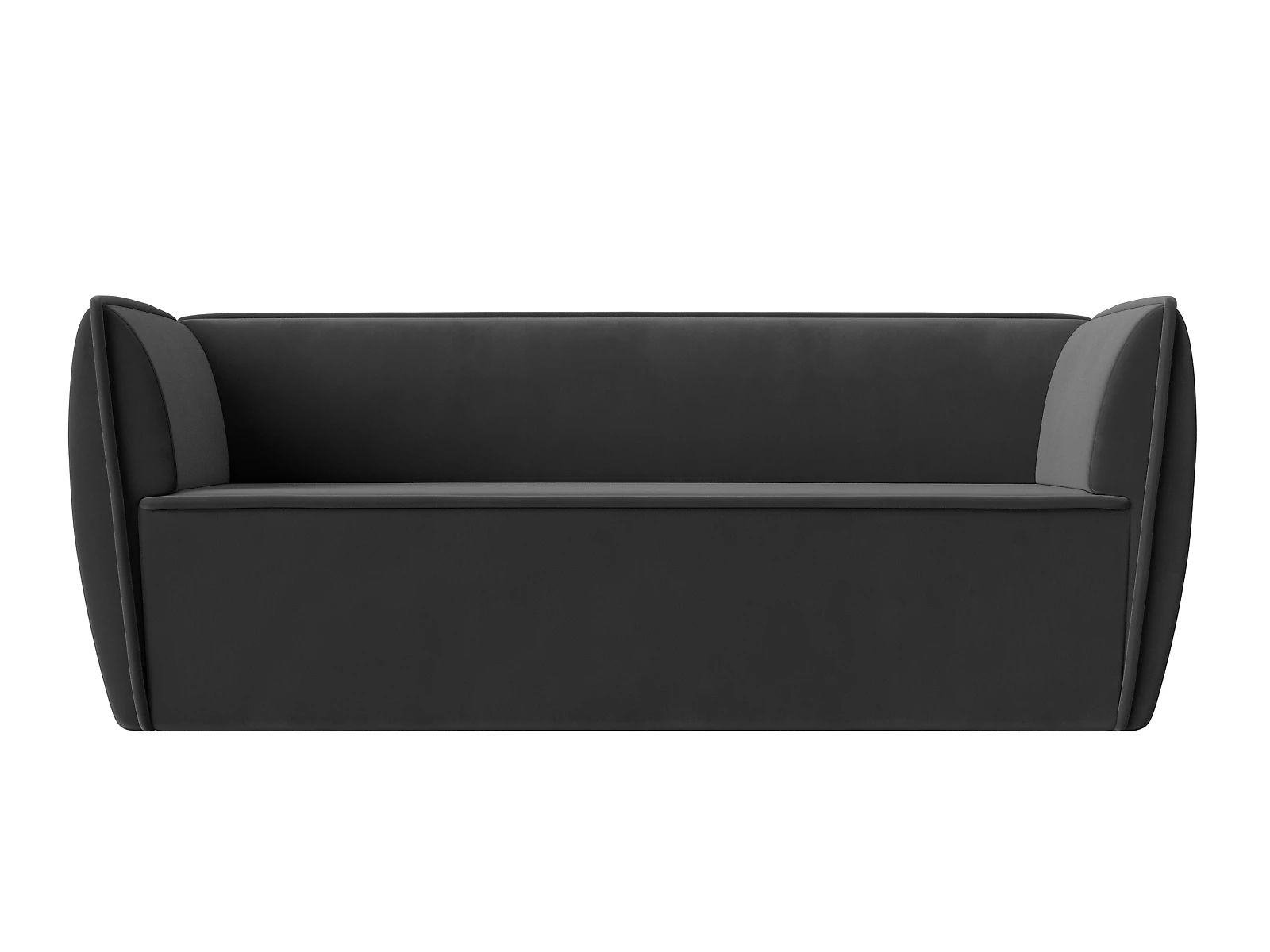 Тканевый прямой диван Бергамо-3 Плюш Дизайн 11