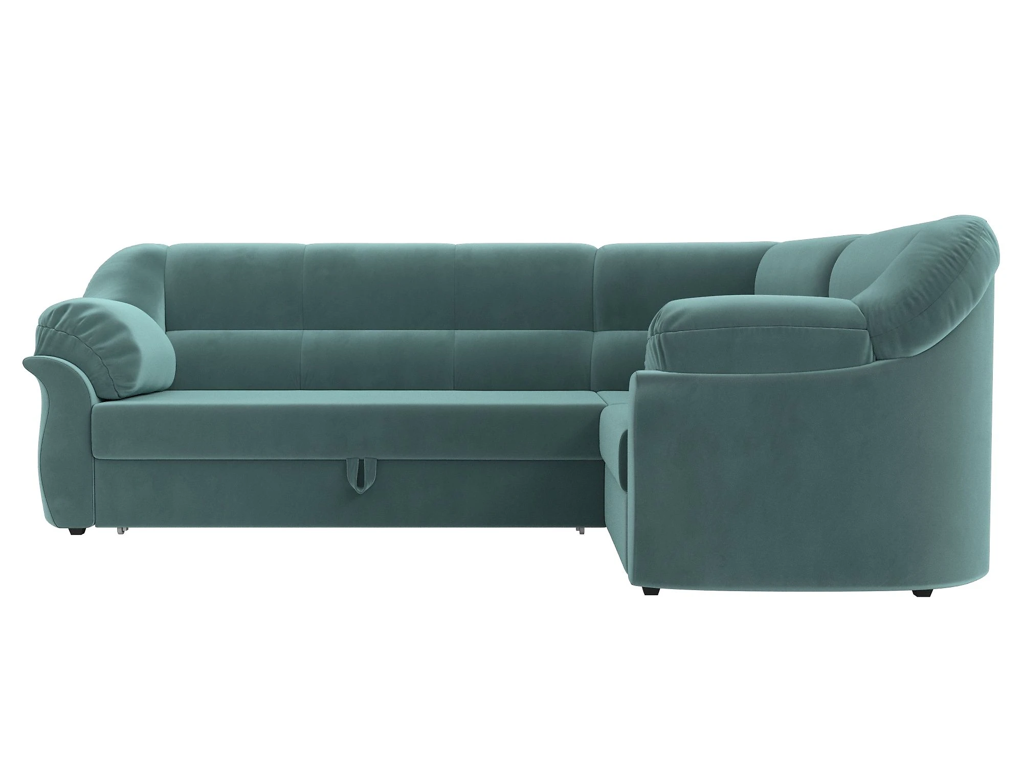 Угловой диван для гостиной Карнелла Плюш Дизайн 22