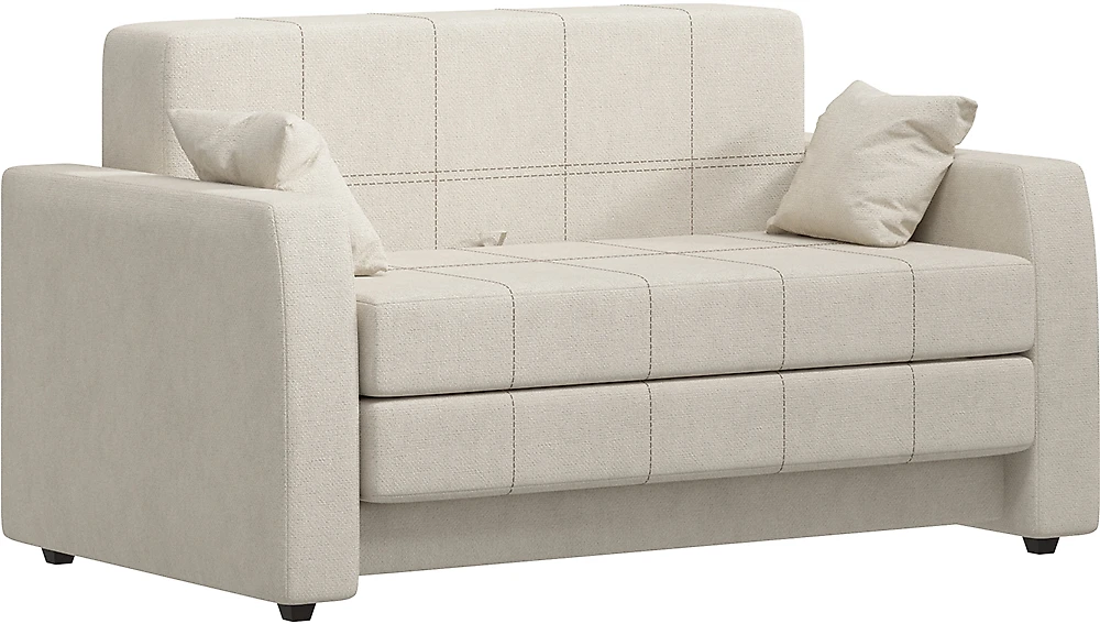 Прямой диван из рогожки Малютка Кантри Крем