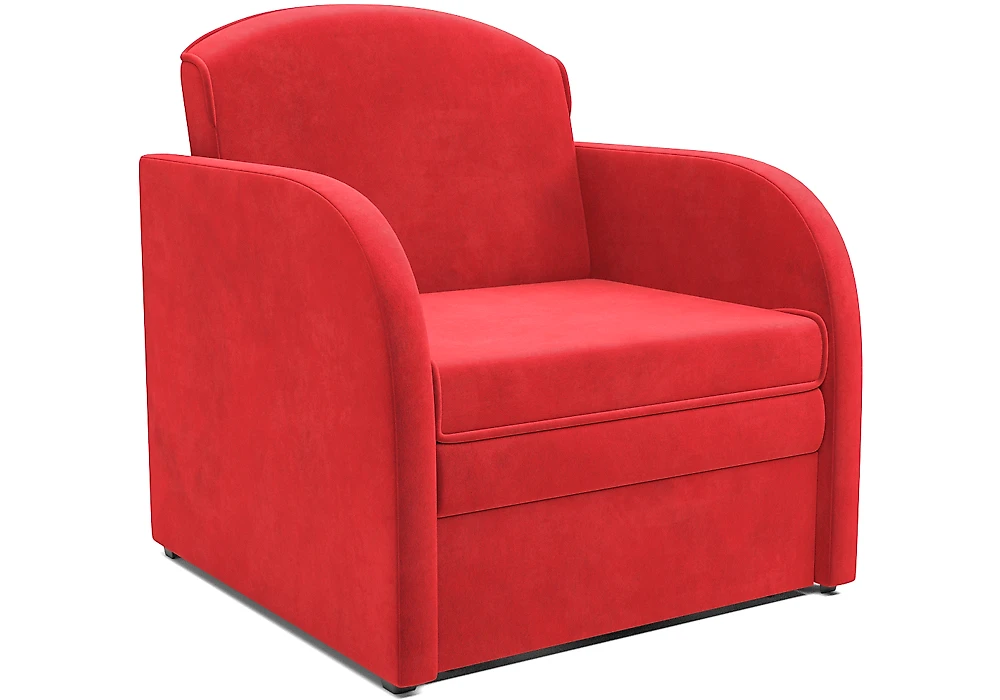 Узкое кресло Малютка Кордой Красный