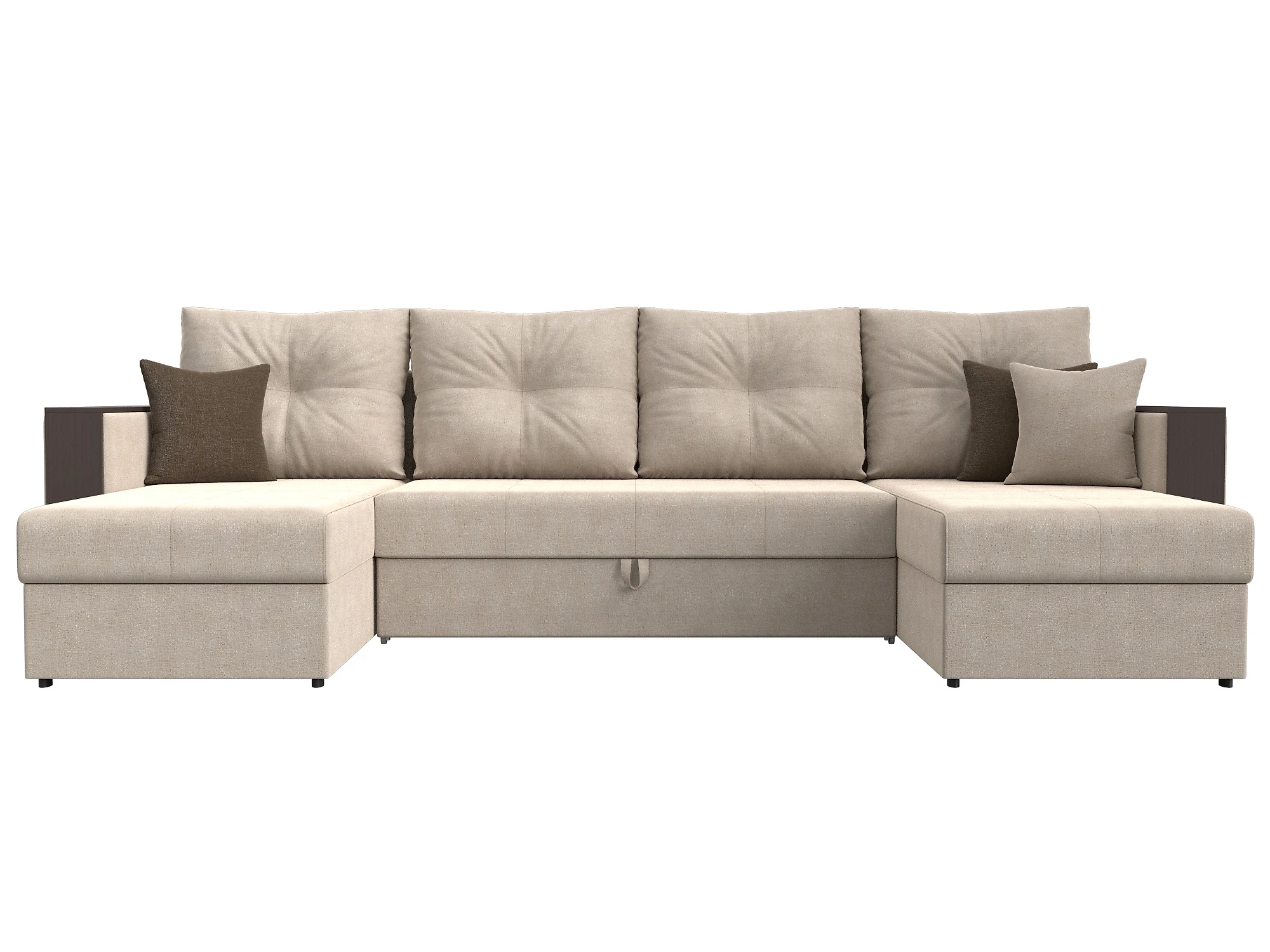  угловой диван из рогожки Валенсия-П Кантри Дизайн 1