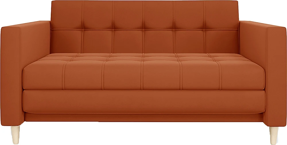 Оранжевый диван аккордеон  Квадро Плюш Дизайн-11