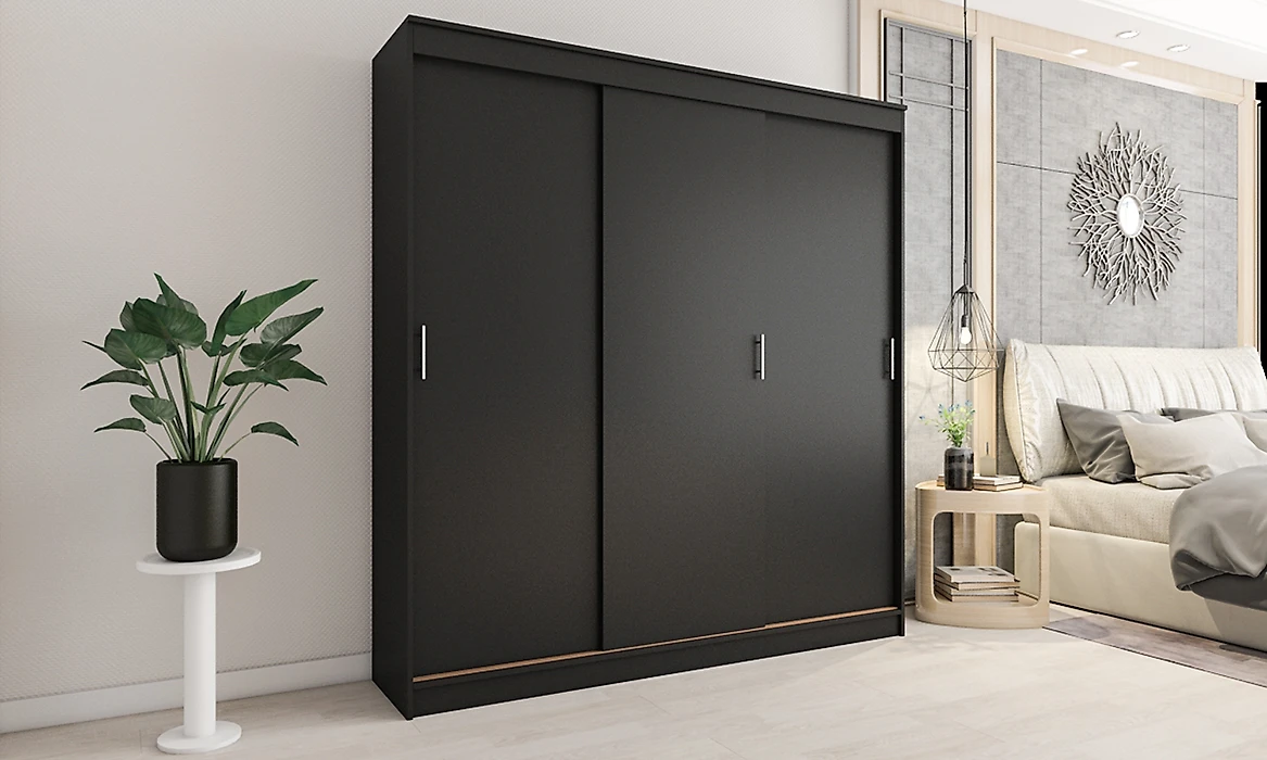 Чёрный шкаф Медея К-3 Дизайн-2