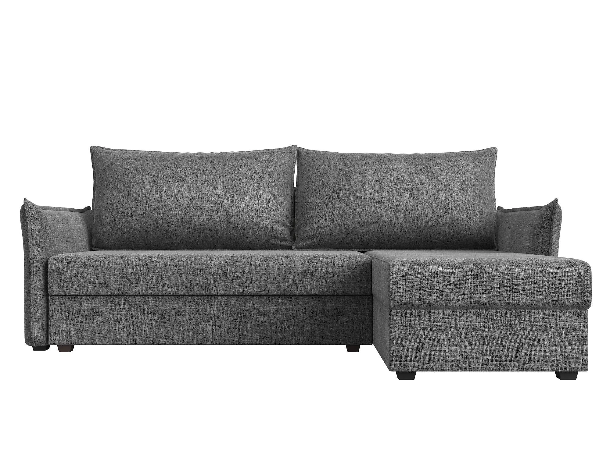 Серый угловой диван Лига-004 Кантри Дизайн 3