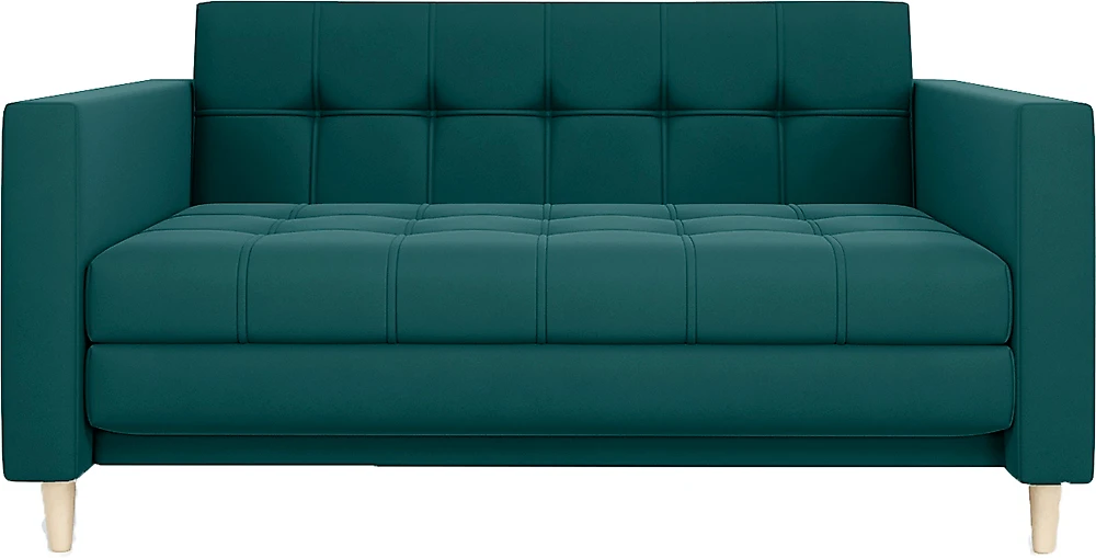 Прямой диван с механизмом аккордеон Квадро Плюш Дизайн-6