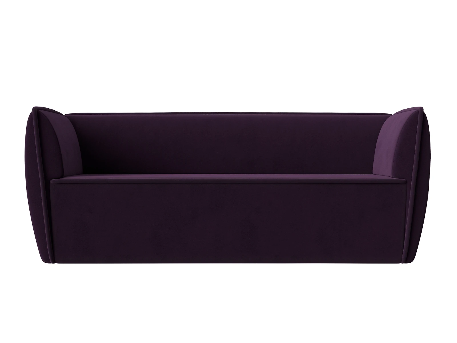 Фиолетовый диван Бергамо-3 Плюш Дизайн 13