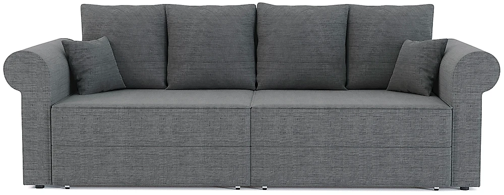 Прямой диван серого цвета Флоренция Дизайн 3