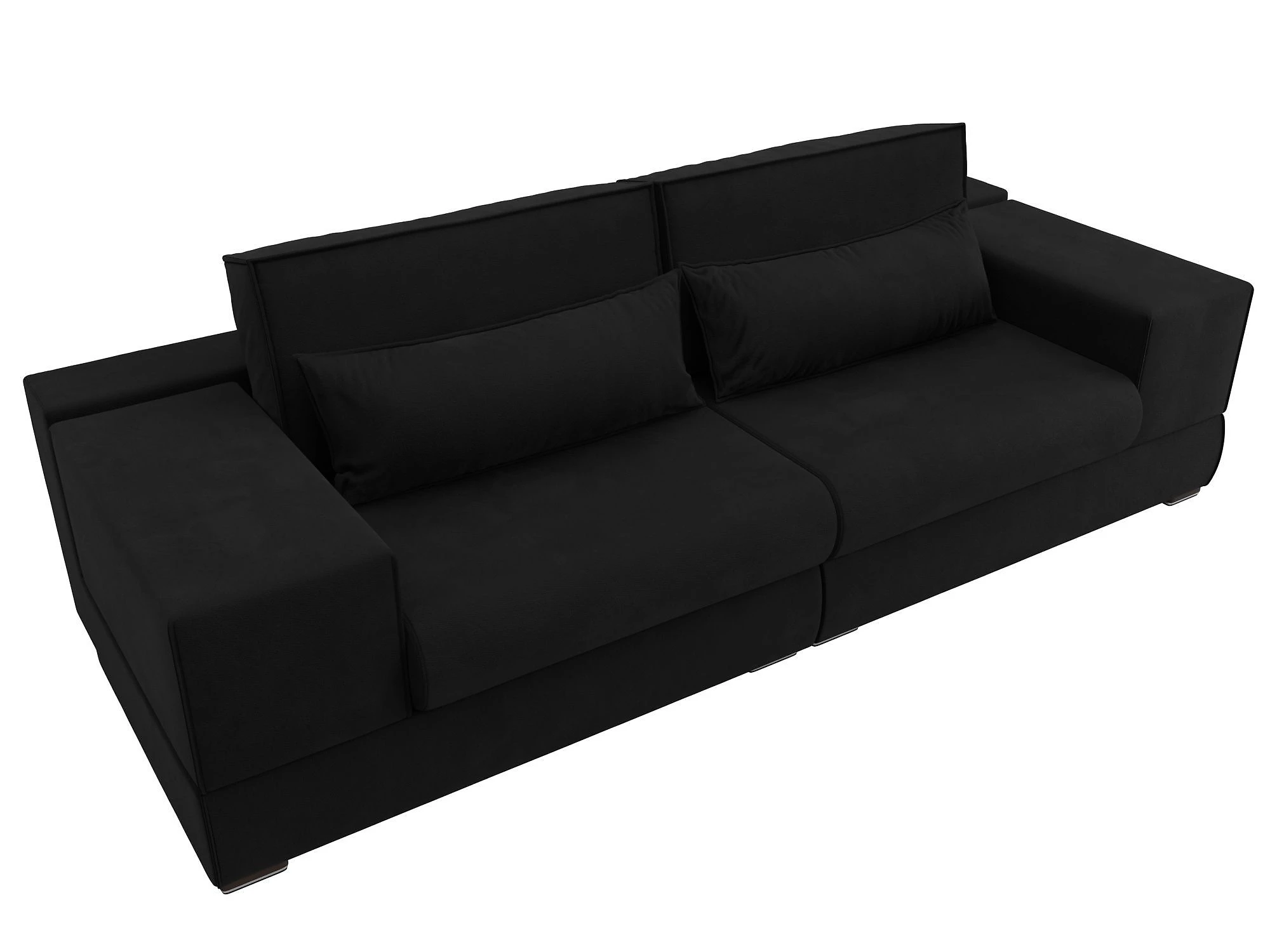 Чёрный диван Лига-037 Дизайн 7