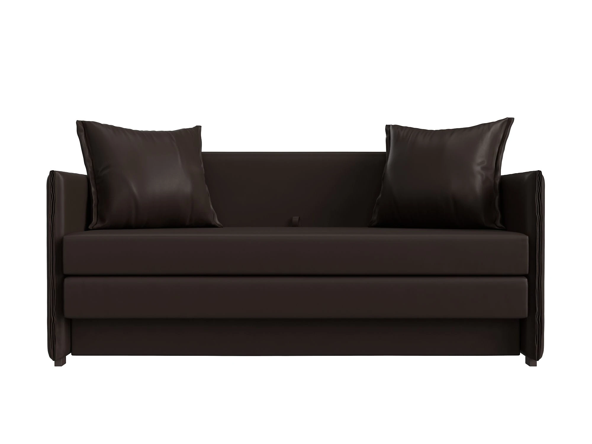 Раскладной кожаный диван Лига-011 Дизайн 13