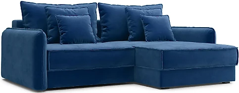 Синий угловой диван Антей Дизайн 4