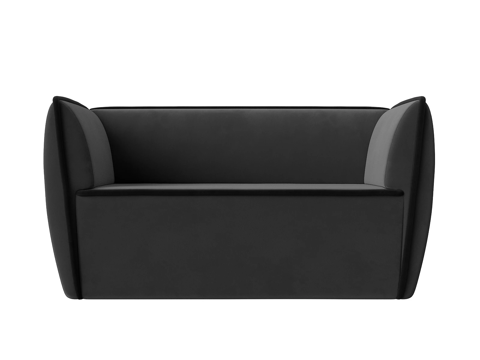 Тканевый прямой диван Бергамо-2 Плюш Дизайн 12