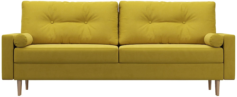 диван желтого цвета Белфаст Плюш Мастард