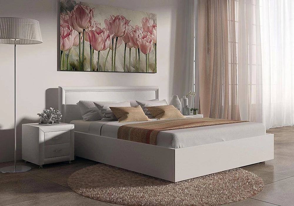Двуспальная кровать с подъемным механизмом Bergamo-3 - Сонум  (Bergamo-3)