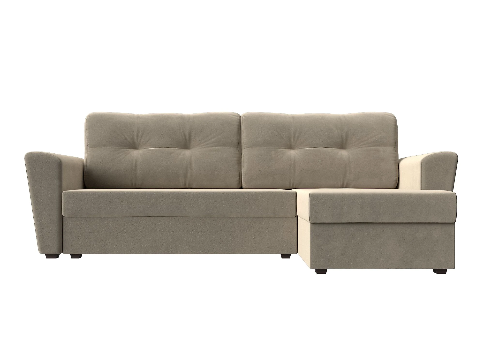 Угловой диван с ящиком для белья Амстердам Лайт Дизайн 1