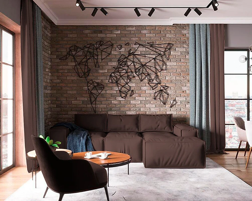 Элитный угловой диван Loft Lux Дизайн 5