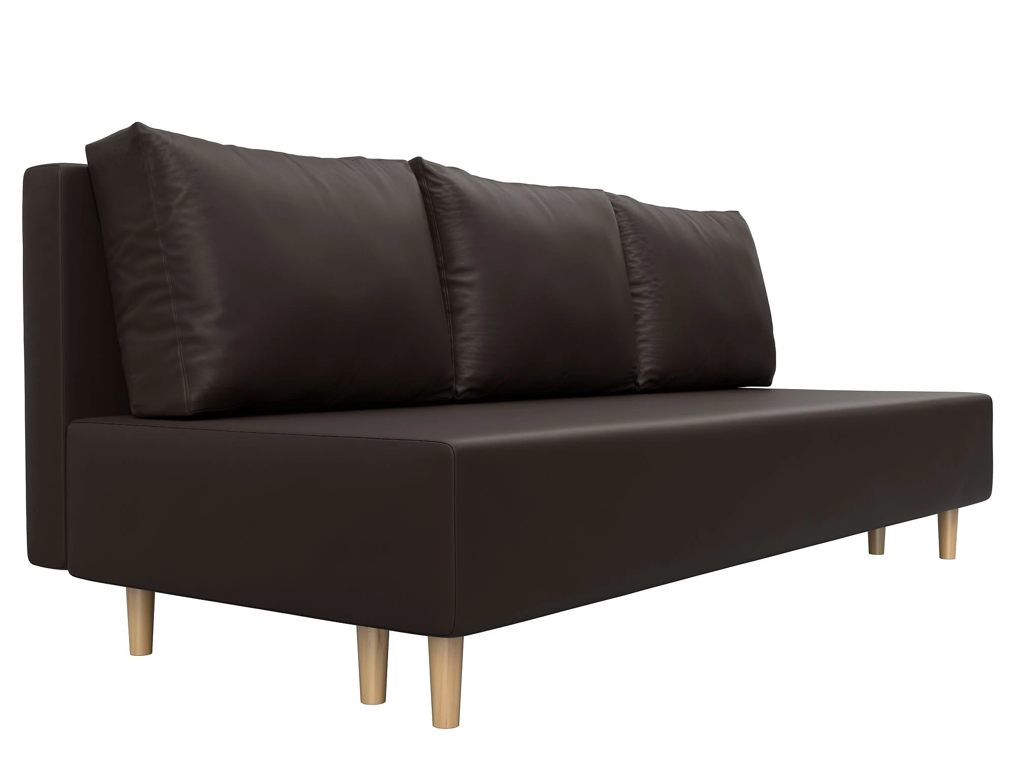 Прямой кожаный диван Лига-033 Дизайн 10