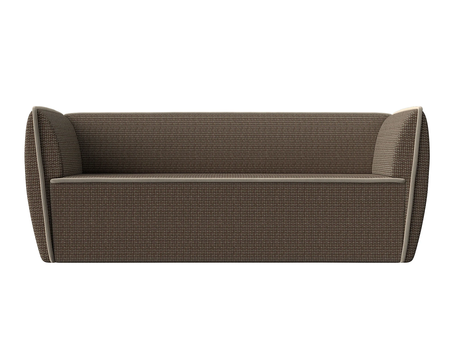 Тканевый прямой диван Бергамо-3 Дизайн 4