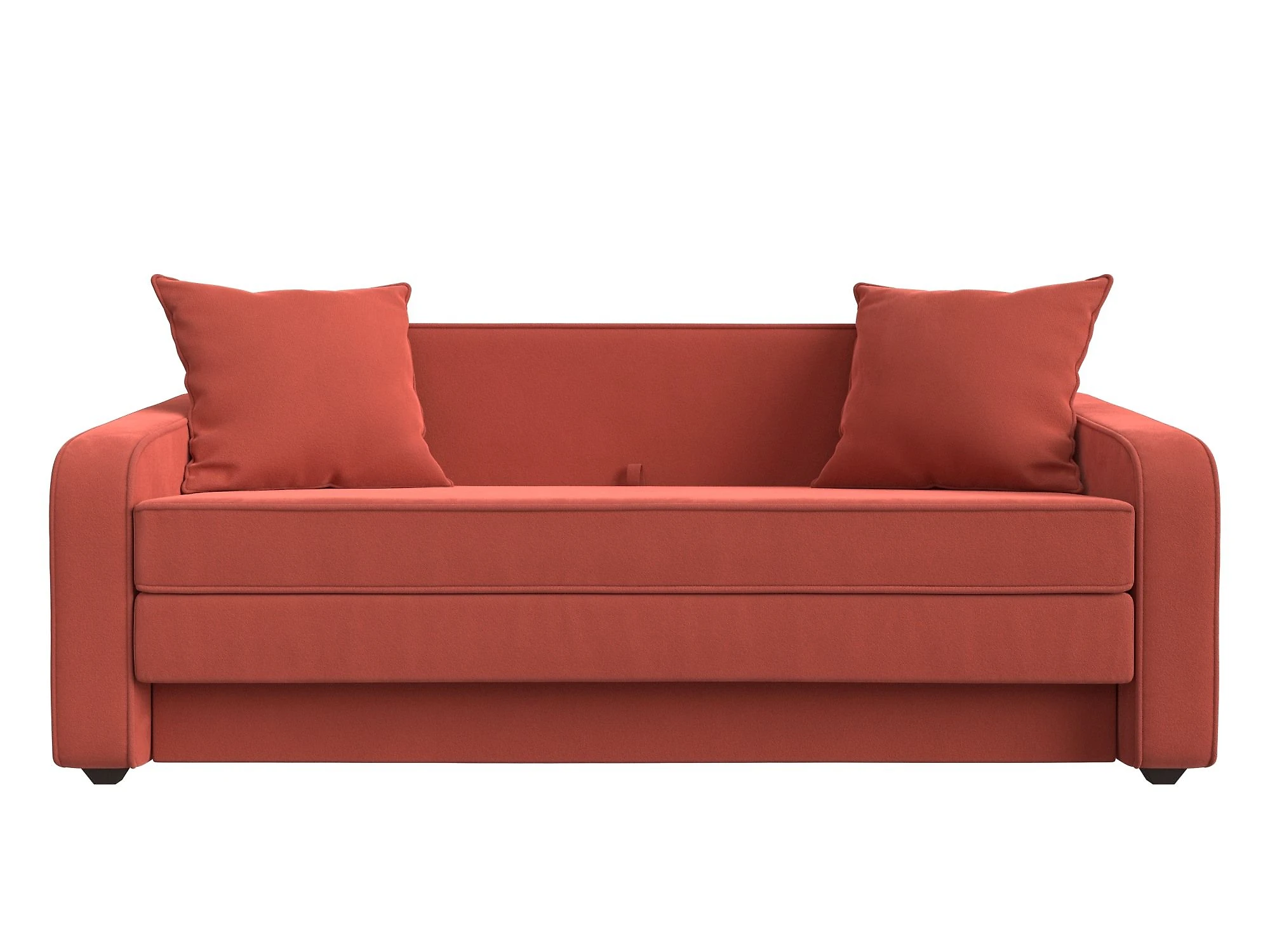 Оранжевый диван аккордеон  Лига-013 Дизайн 5