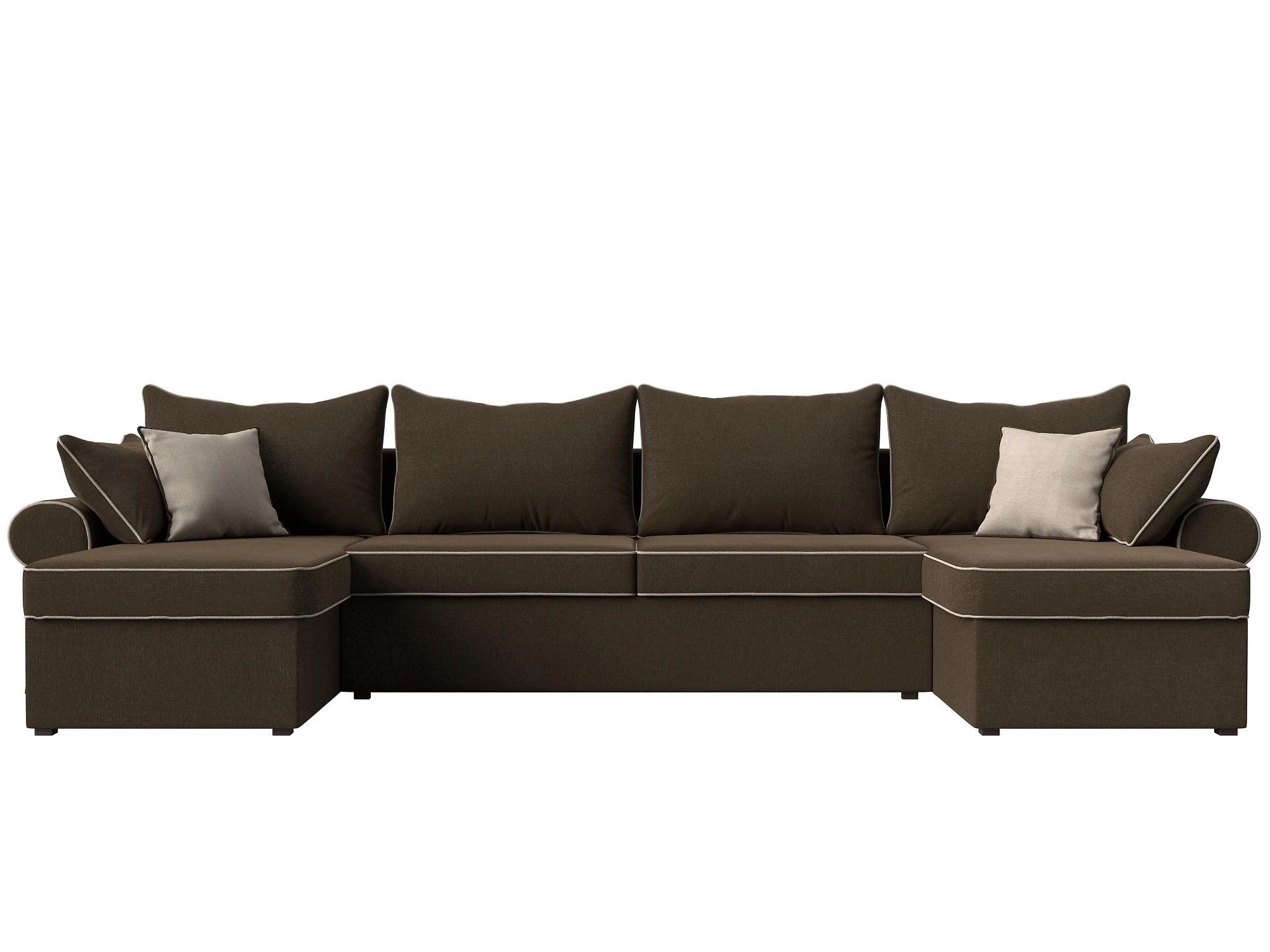  угловой диван из рогожки Элис-П Кантри Дизайн 2