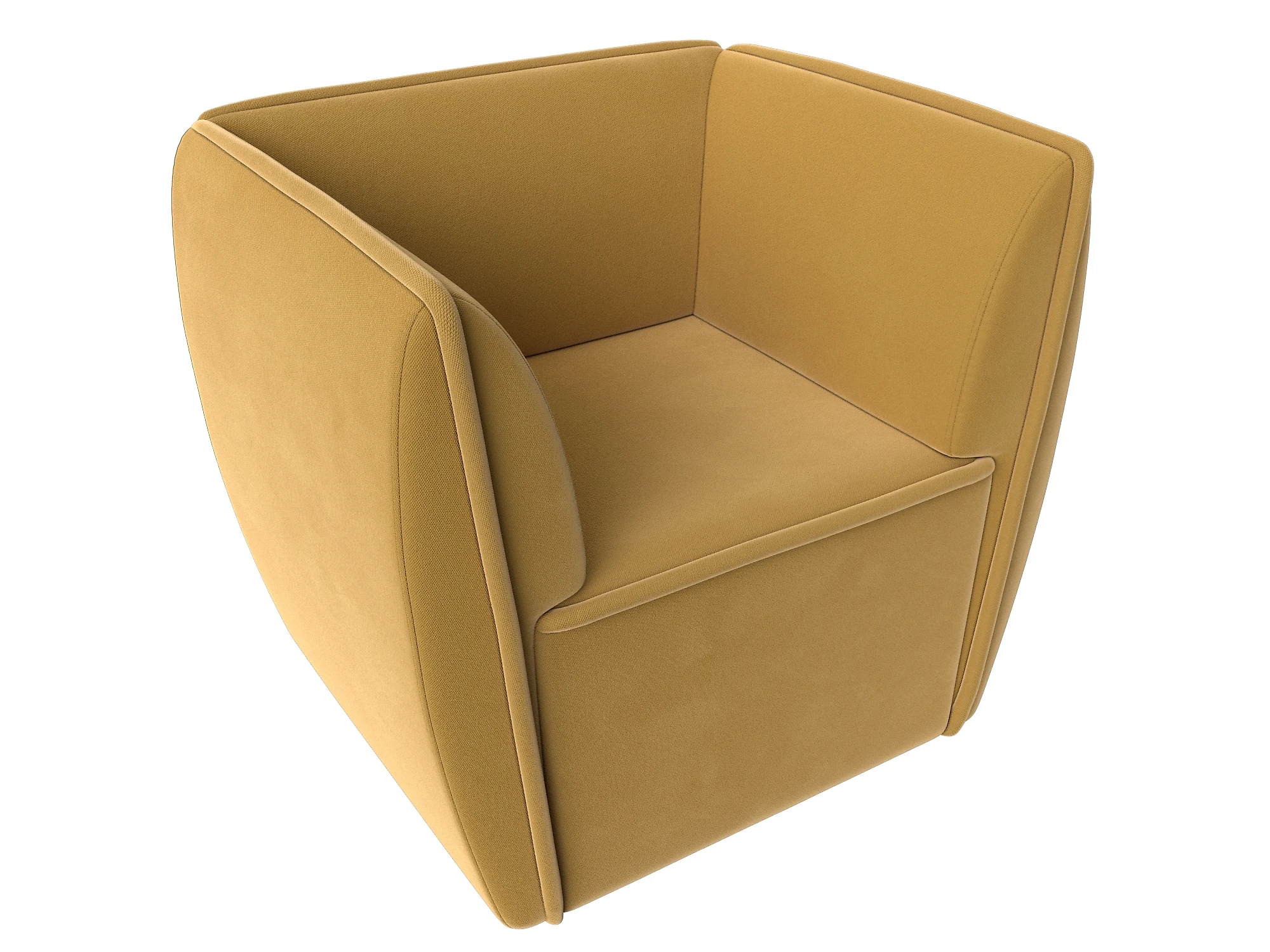 желтое кресло Бергамо Дизайн 11