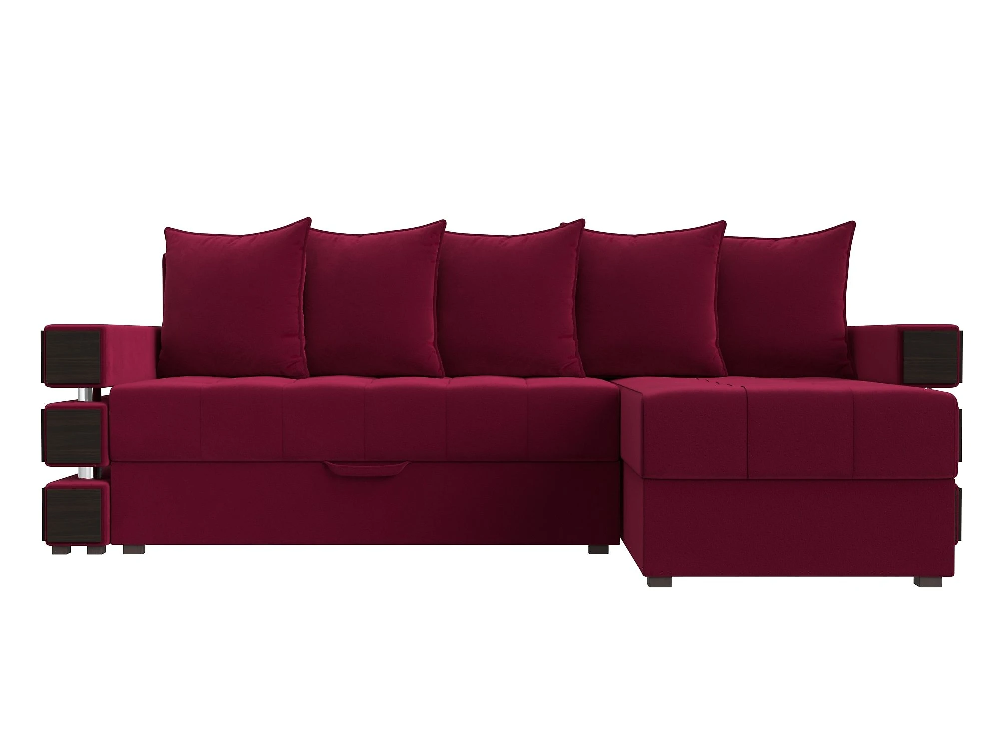 Красный диван Венеция Дизайн 7