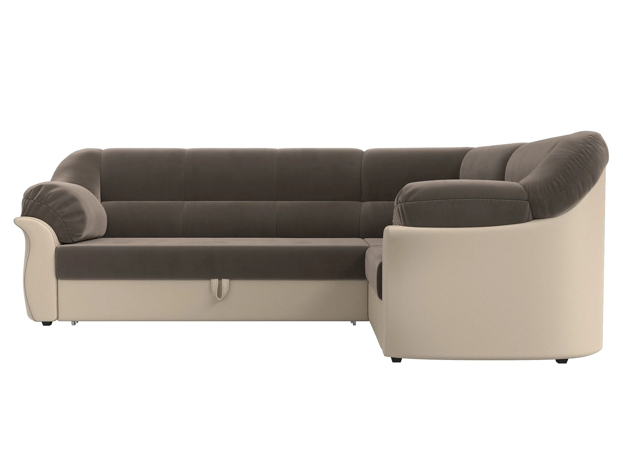 Угловой диван для гостиной Карнелла Плюш Дизайн 5