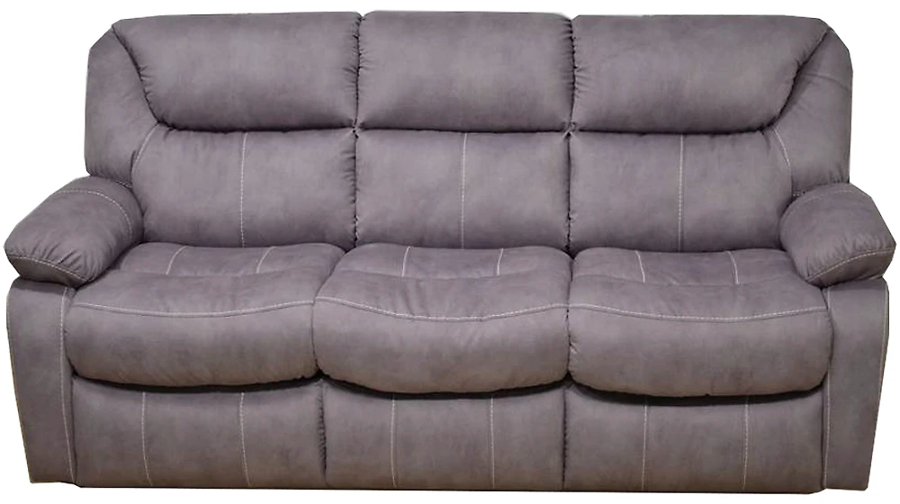 Раскладной кожаный диван Кливия 3-х местный кожаный