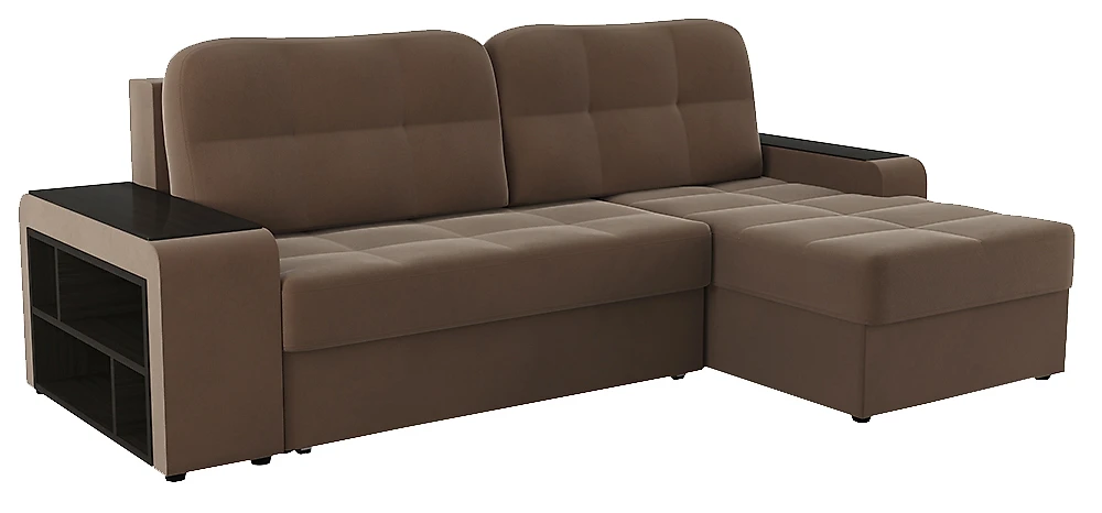 Современный диван Дубай Дизайн-4 с полками