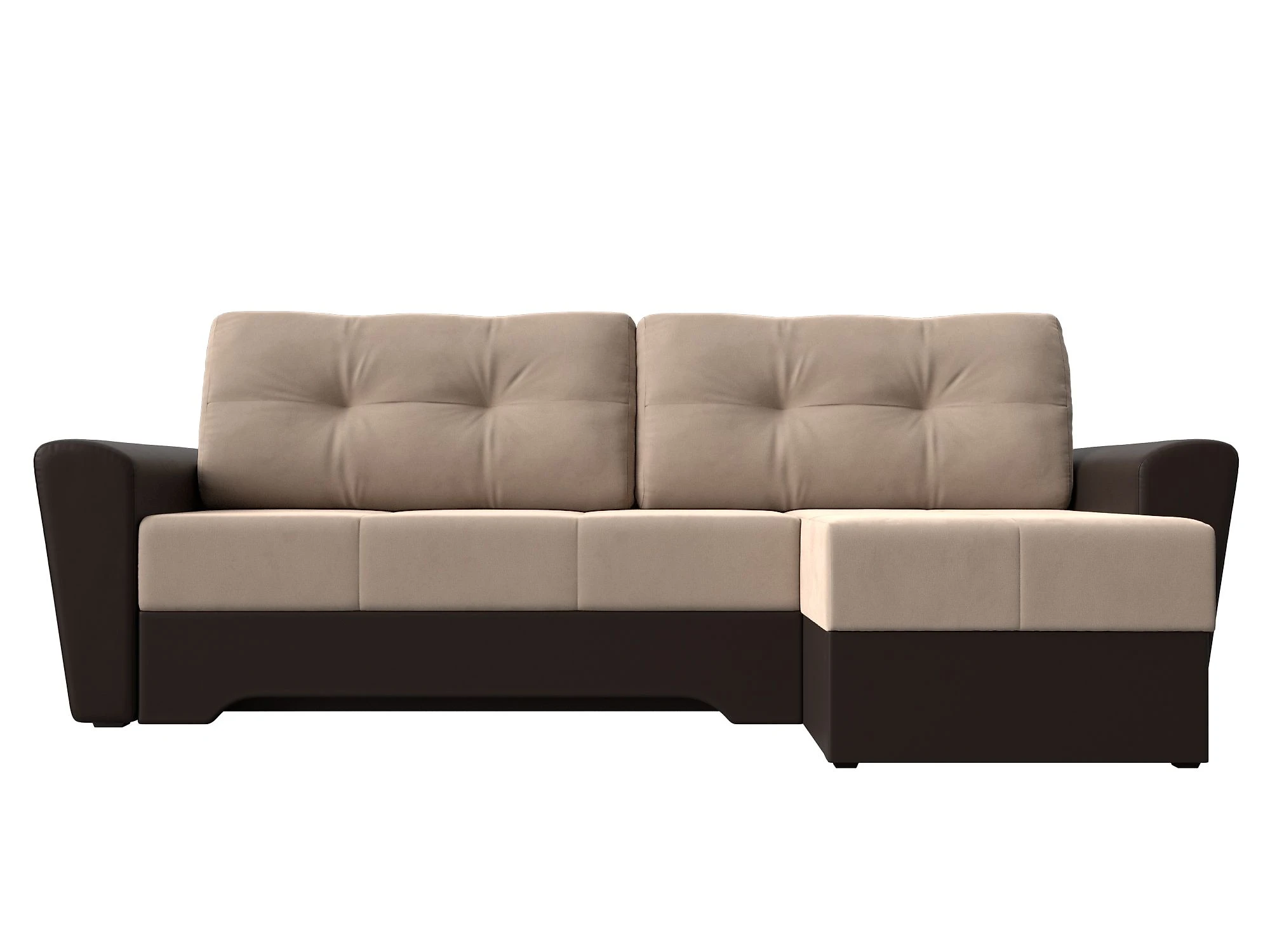 Угловой диван с ящиком для белья Амстердам Плюш Дизайн 9