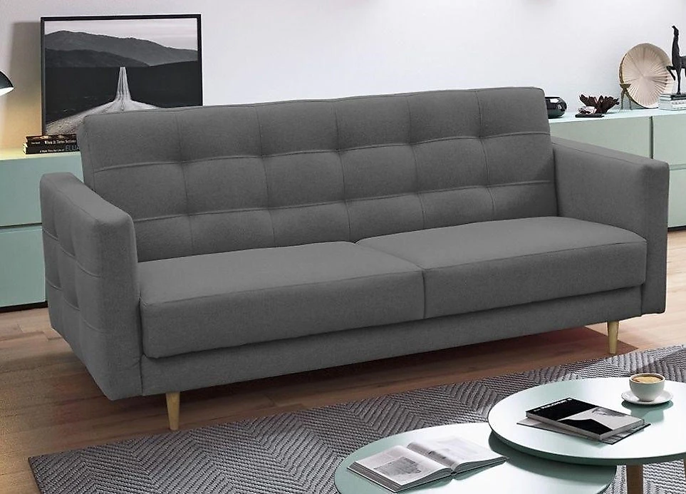 Прямой диван серого цвета Брисбен Дизайн 3