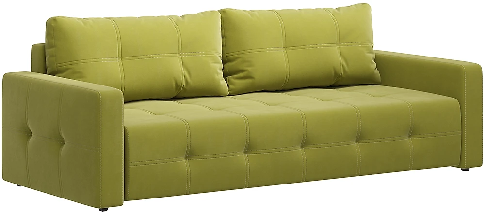 диван зеленого цвета Денди Плюш Свамп