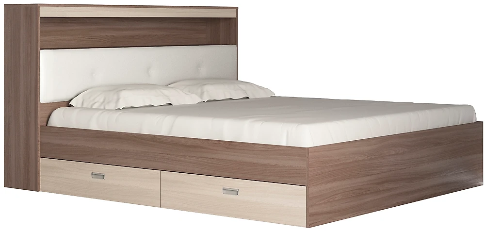Кровать с высокой спинкой Виктория-3-180 Дизайн-3