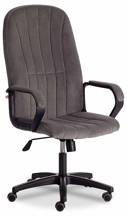 Серое кресло СН888 LT Дизайн-2