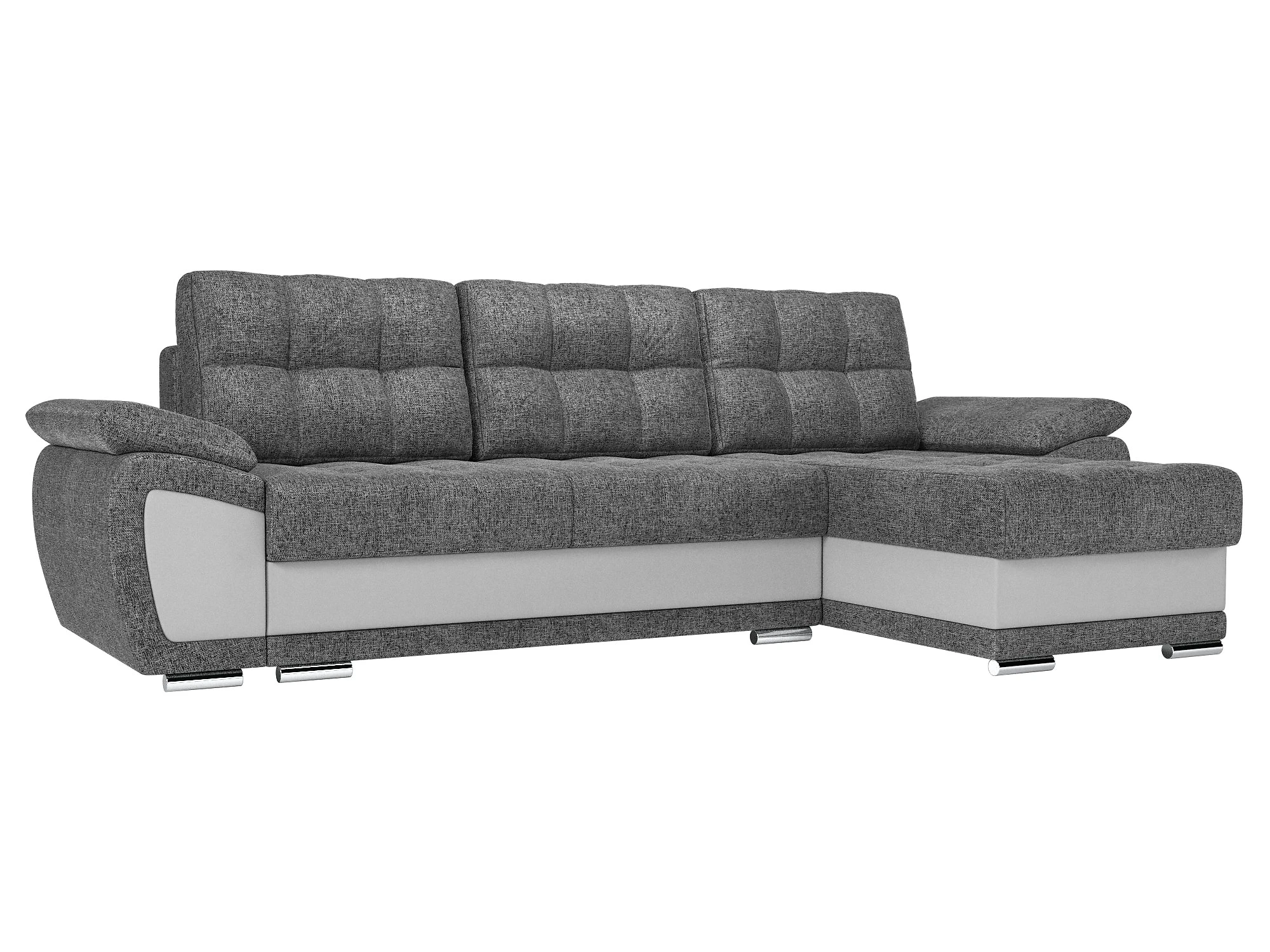 Угловой диван с правым углом Нэстор Кантри Грей