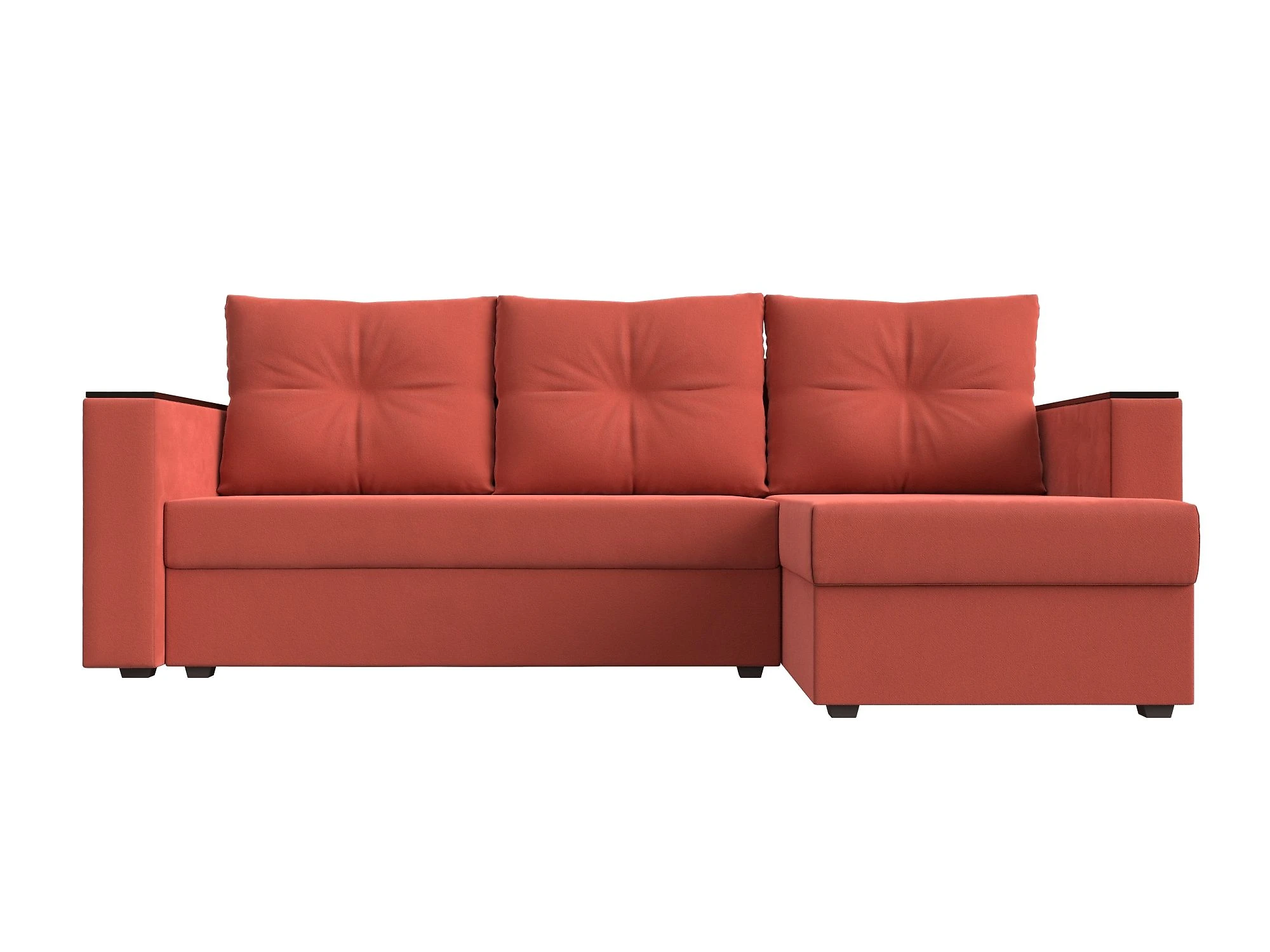 Угловой диван с полкой Атланта Лайт без стола Дизайн 5