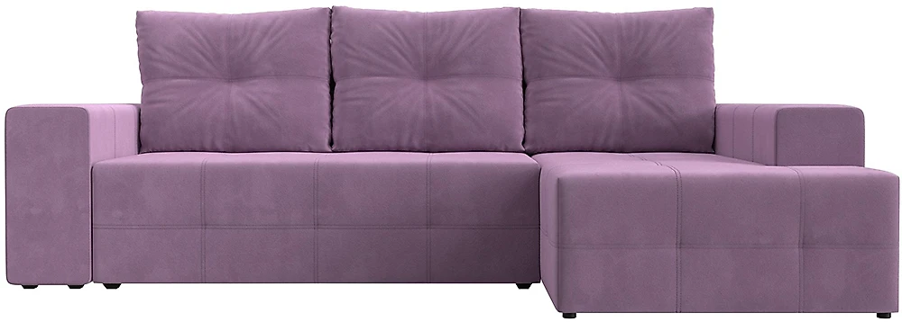 Угловой диван фиолетовый Перри НПБ Лилак