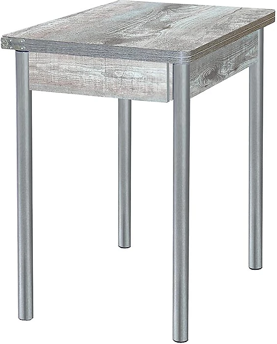 Обеденный стол  Глайдер Бетон Пайн темный-Серебро