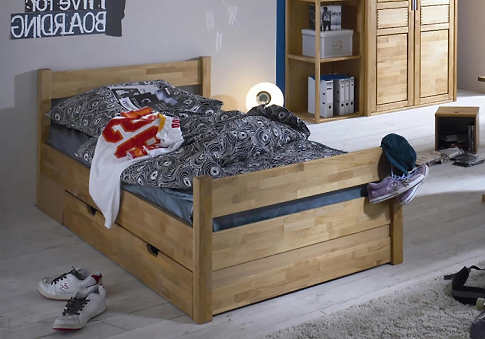 кровать в стиле минимализм Ева-7
